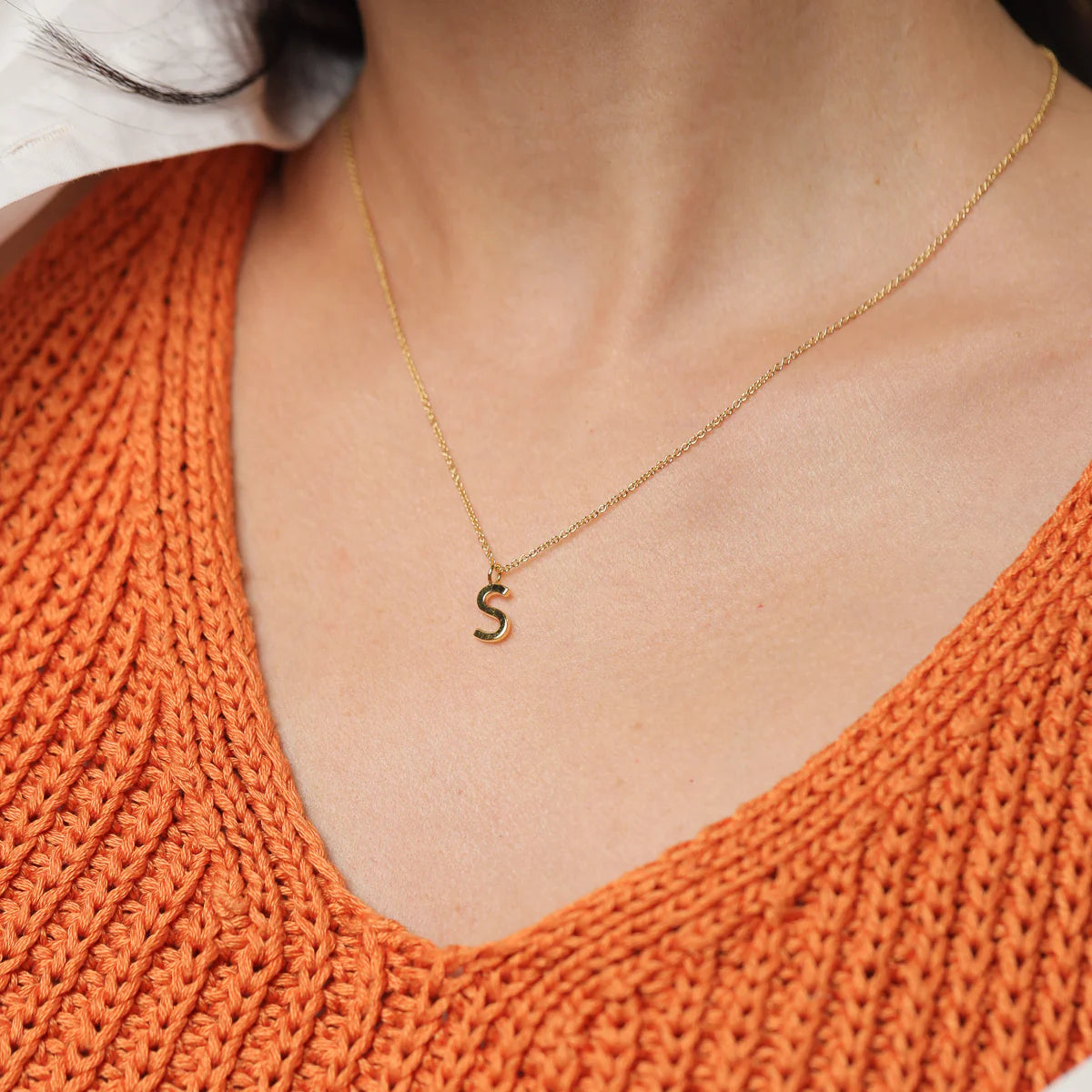 customize single letter locket