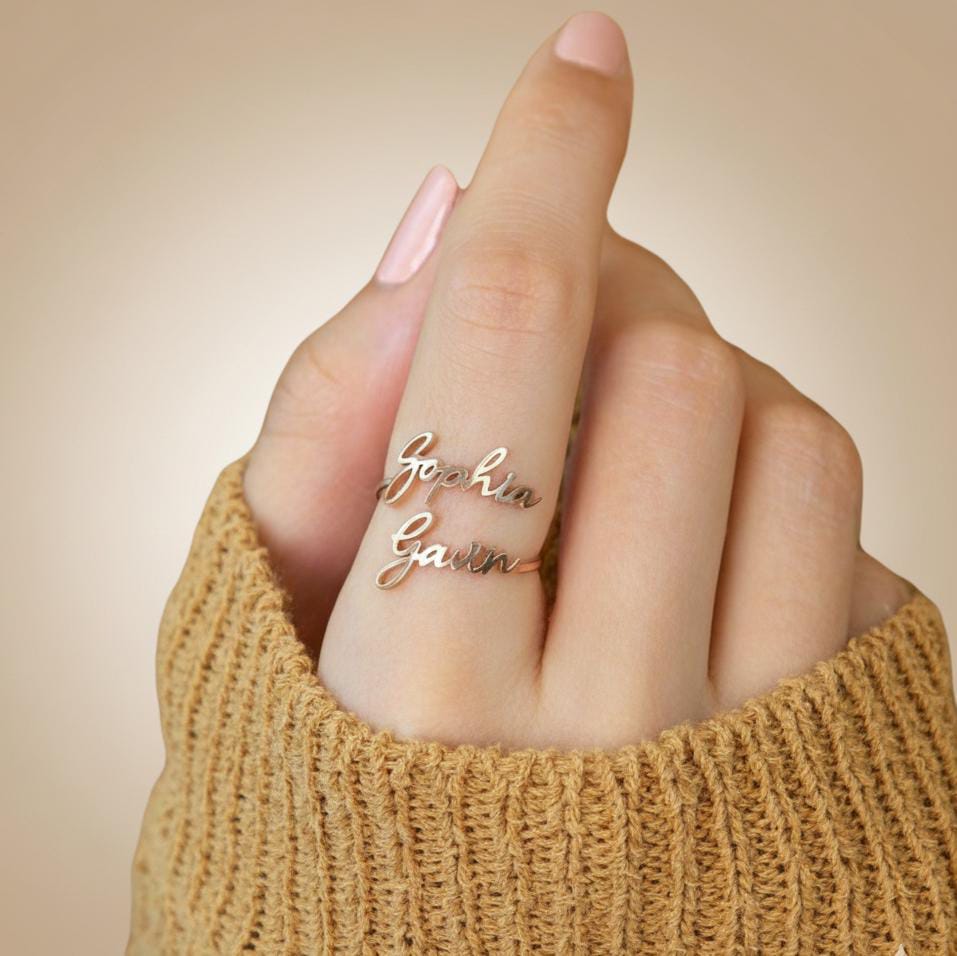 Customize name ring