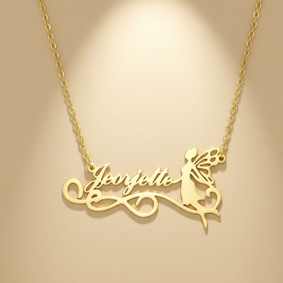 Customize Fairy name locket