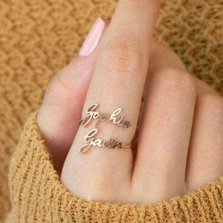 Customize name ring