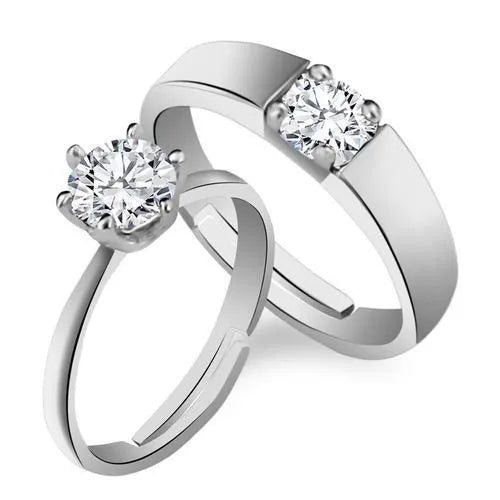 925 Sterling Silver Couple Ring